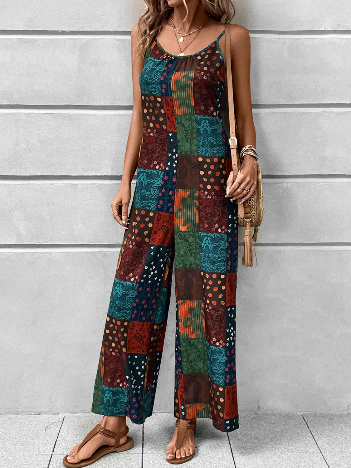 Ladies Scoop Neck Spaghetti Strap