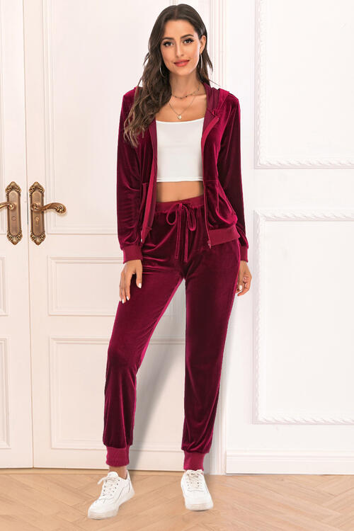 Hooded and Pants Set for Ladies