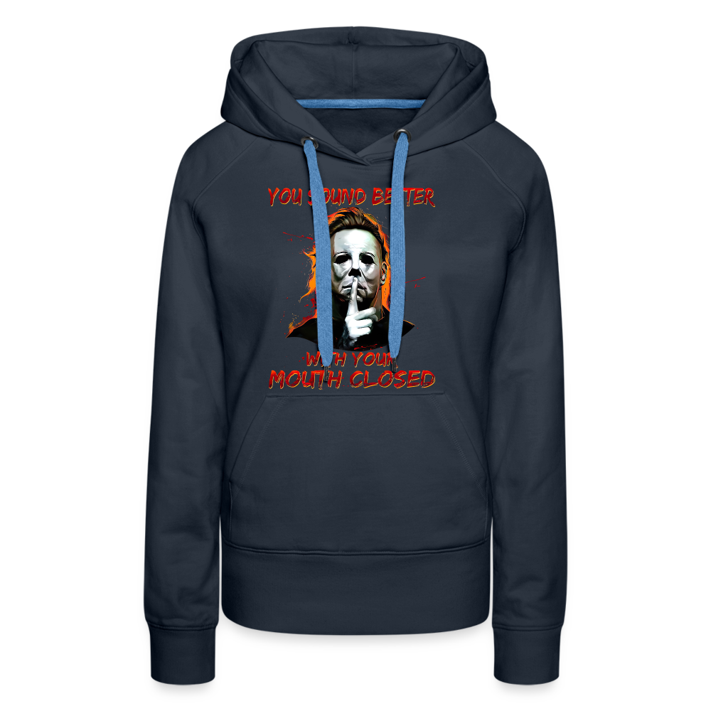 Women’s Myers Halloween Hoodie - navy
