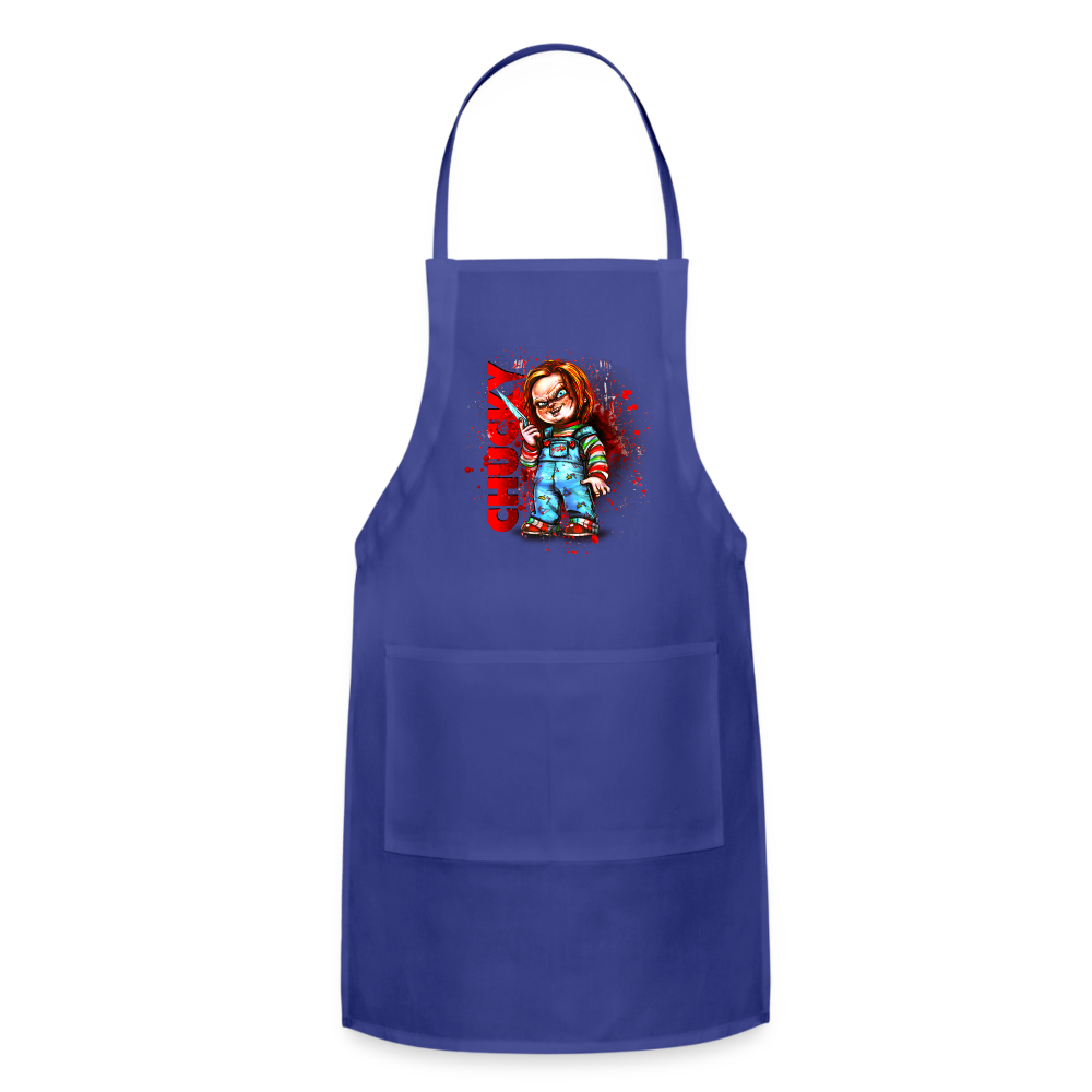 Adjustable Apron - royal blue