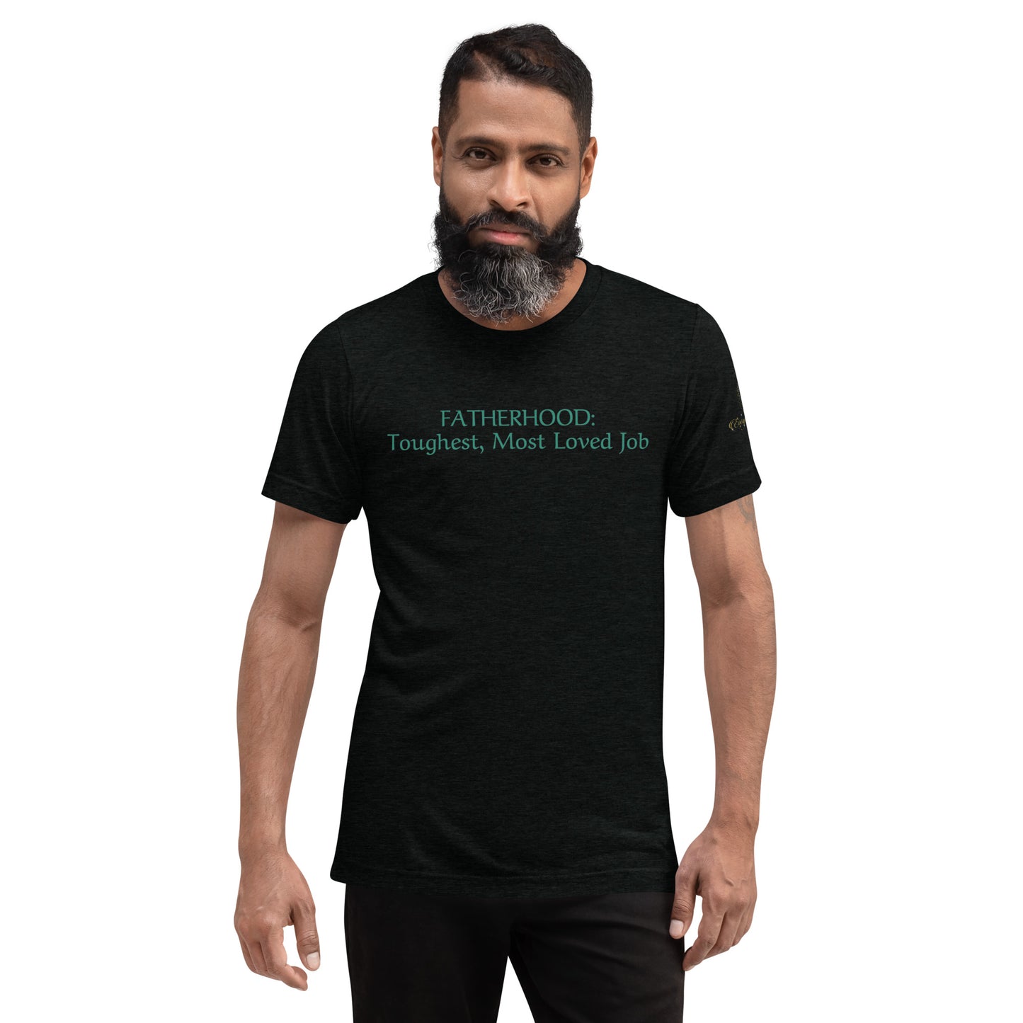 Fatherhood sleeve t-shirt