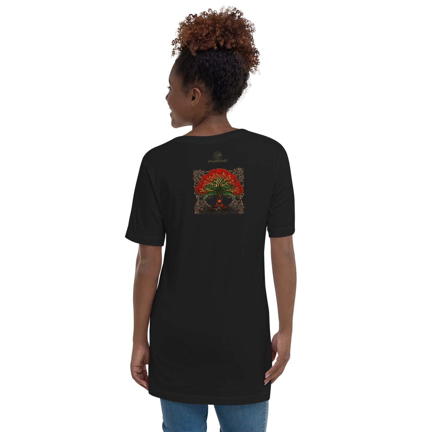 V-Neck Black heritage EP T-Shirt