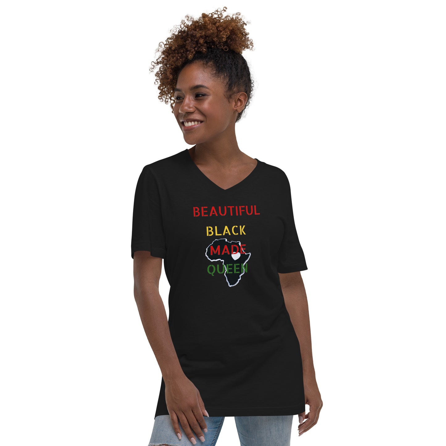 V-Neck Black heritage EP T-Shirt