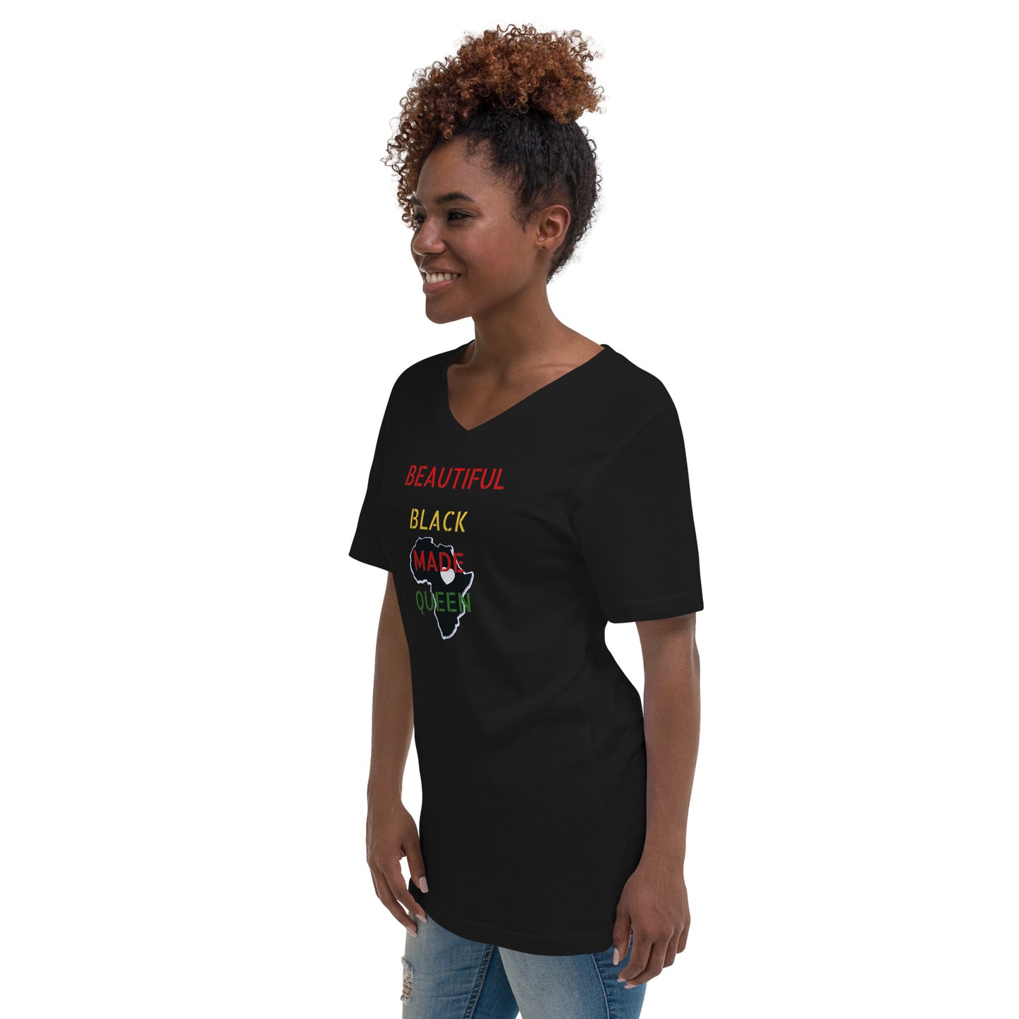 V-Neck Black heritage EP T-Shirt