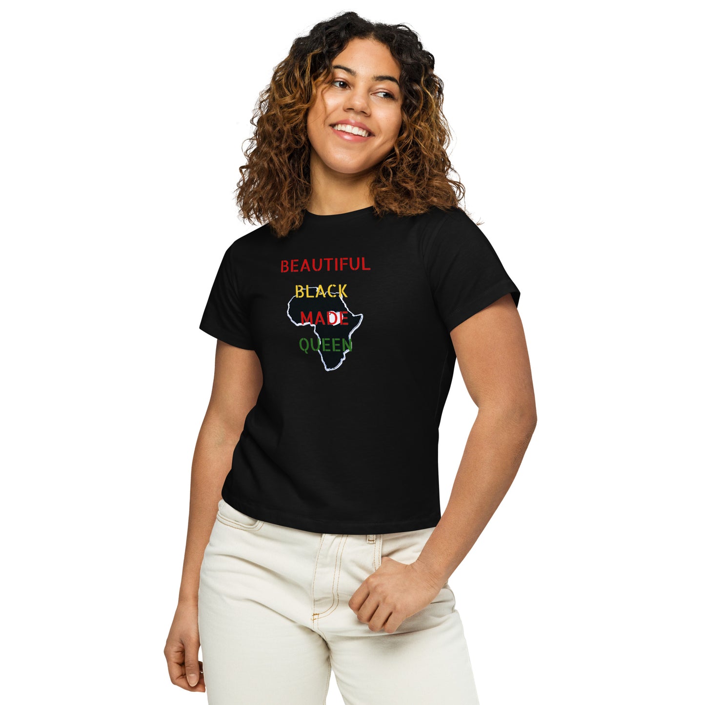 Black Queen Every high-waisted t-shirt