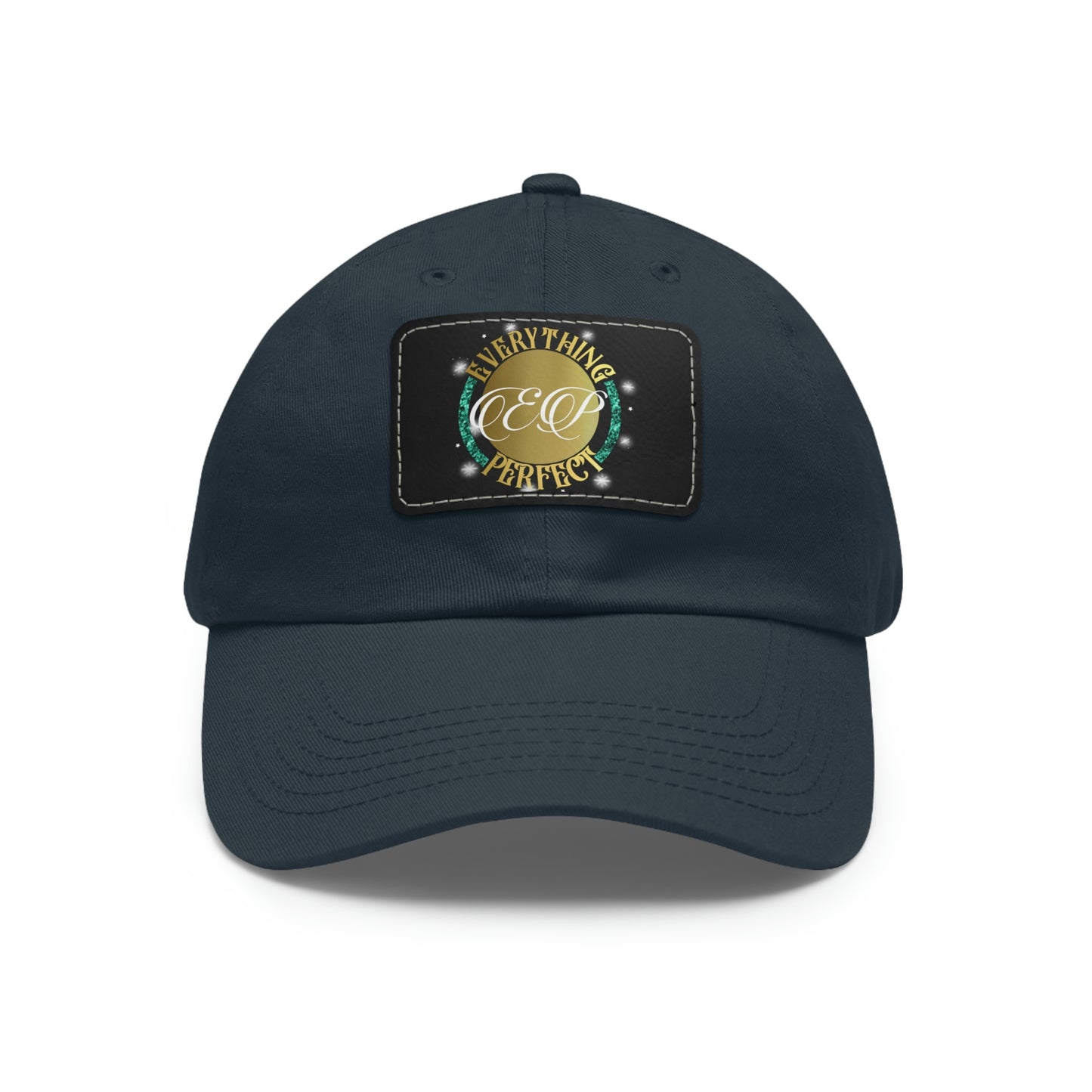 Dad Hat with Leather Patch