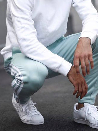 Patchwork Hip Hop Casual Men's Set