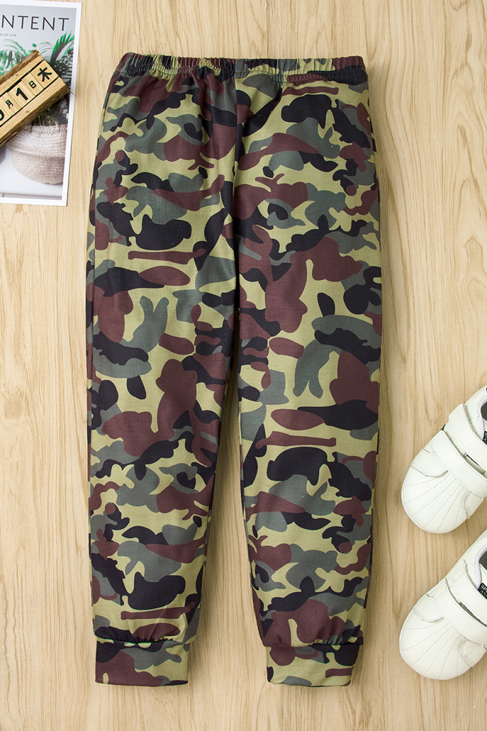 Boys Letter Print Hoodie and Pants Set