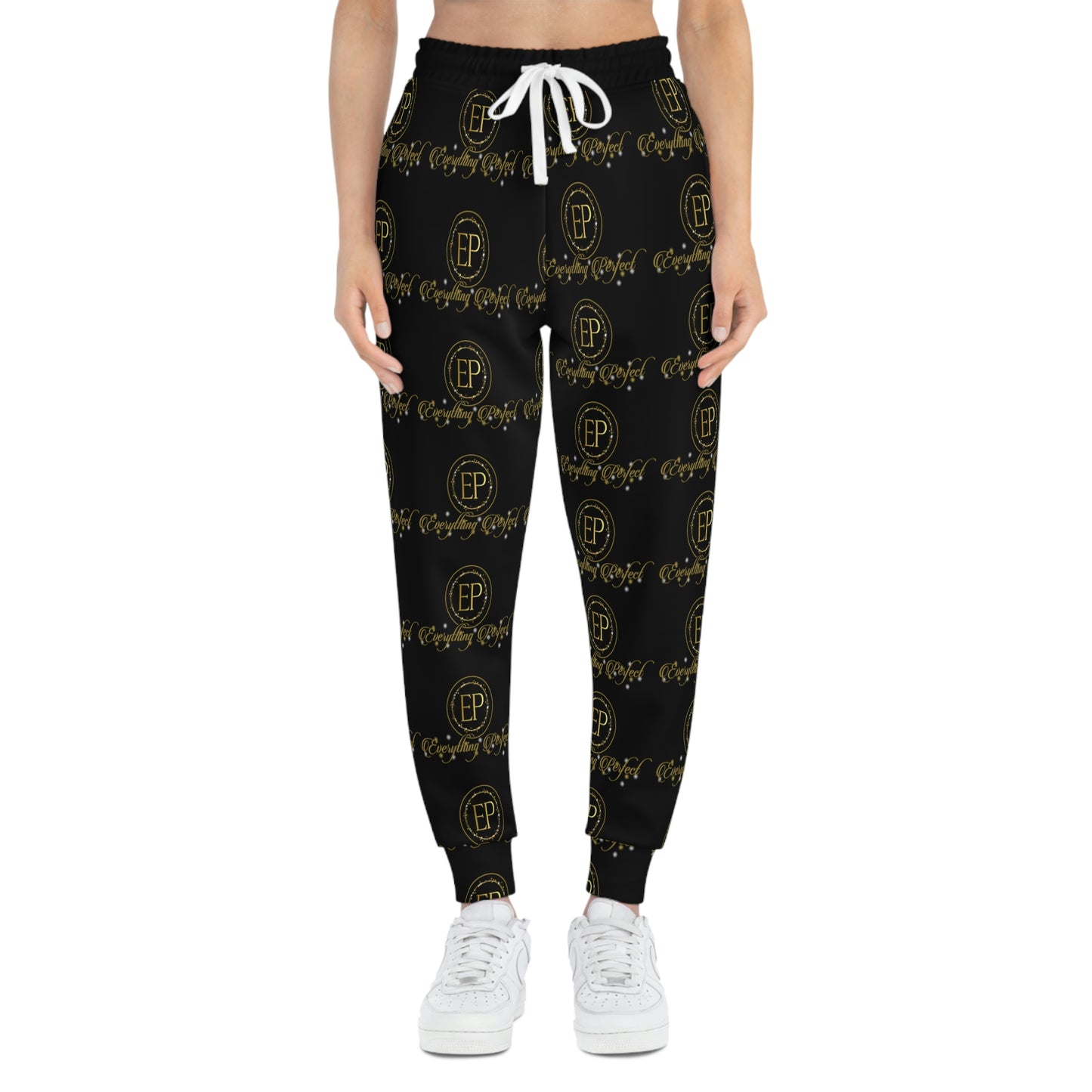 All over signature joggers