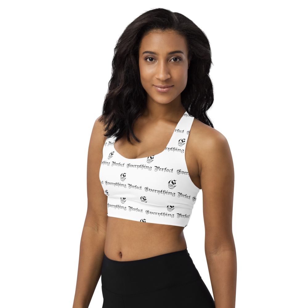 Longline sports bra