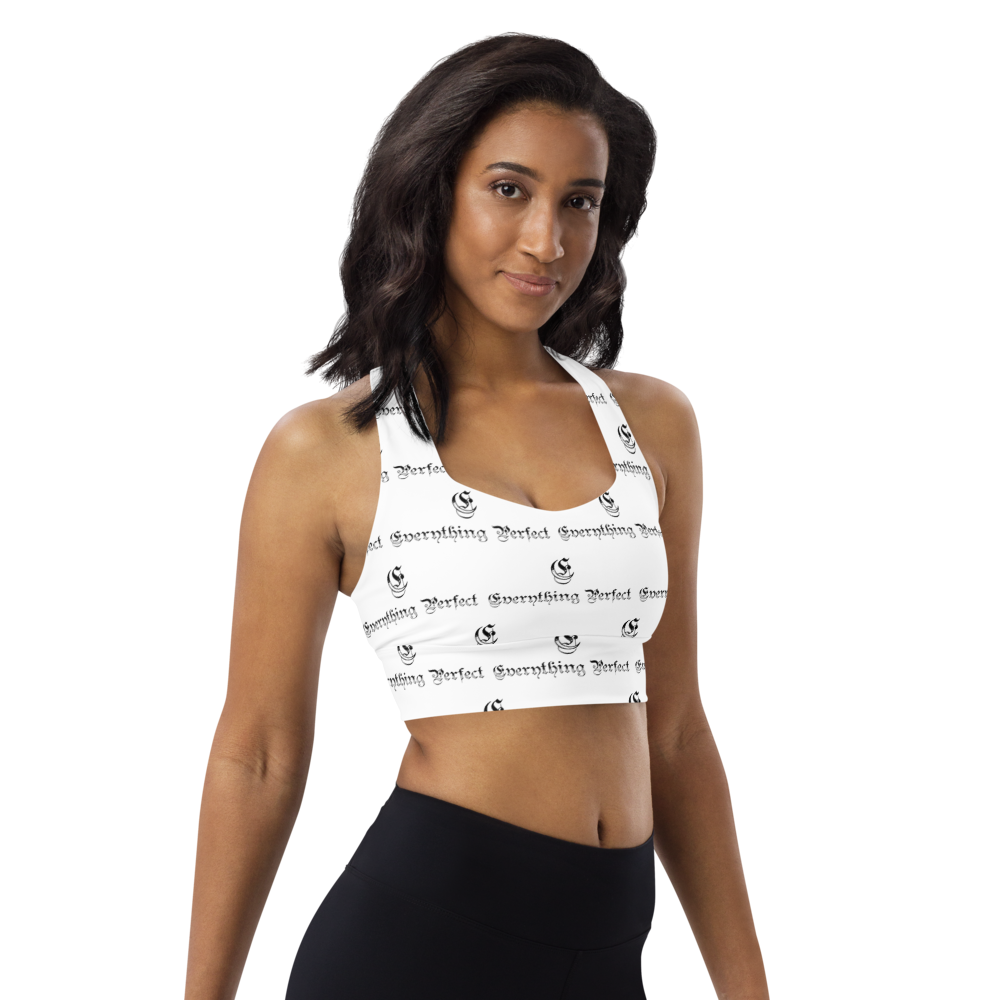Longline sports bra