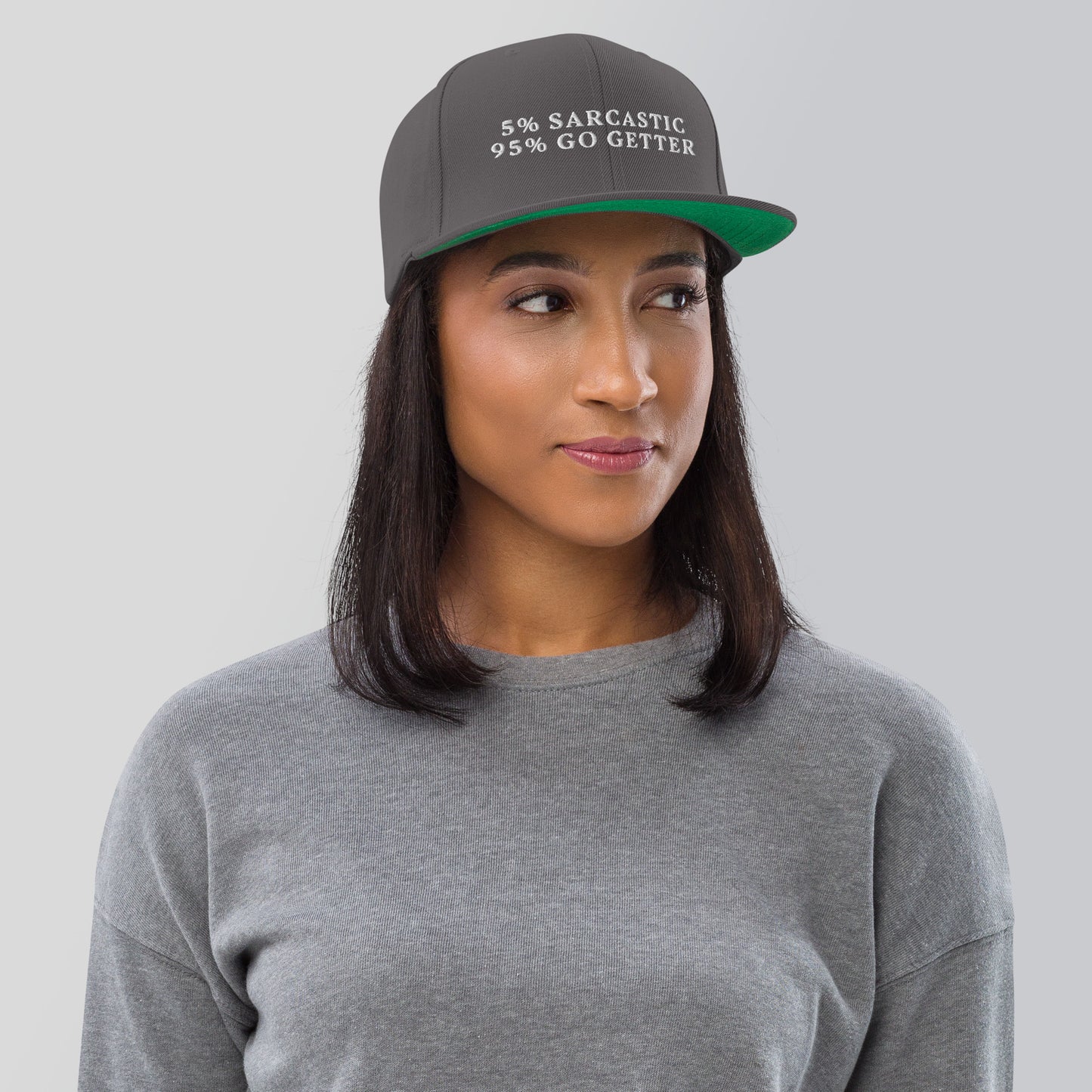Hustle embroidery cap