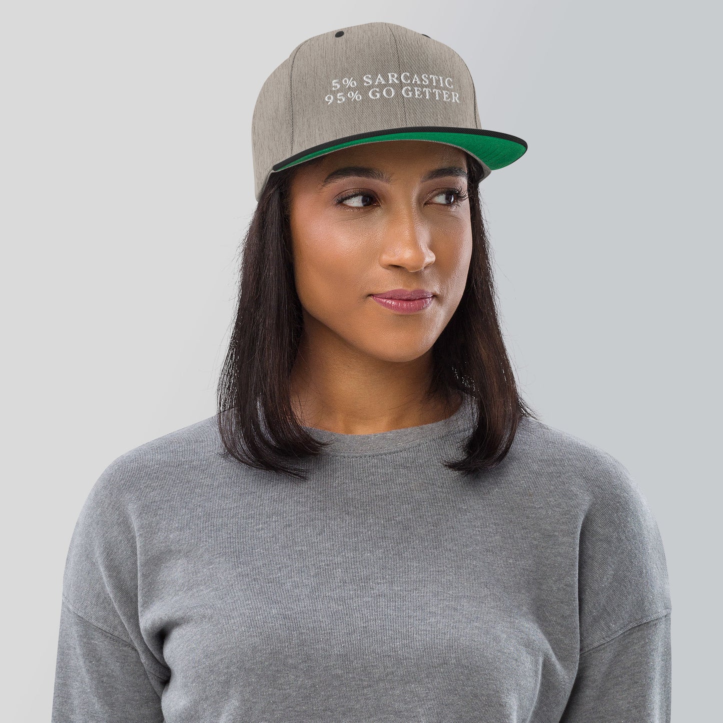 Hustle embroidery cap