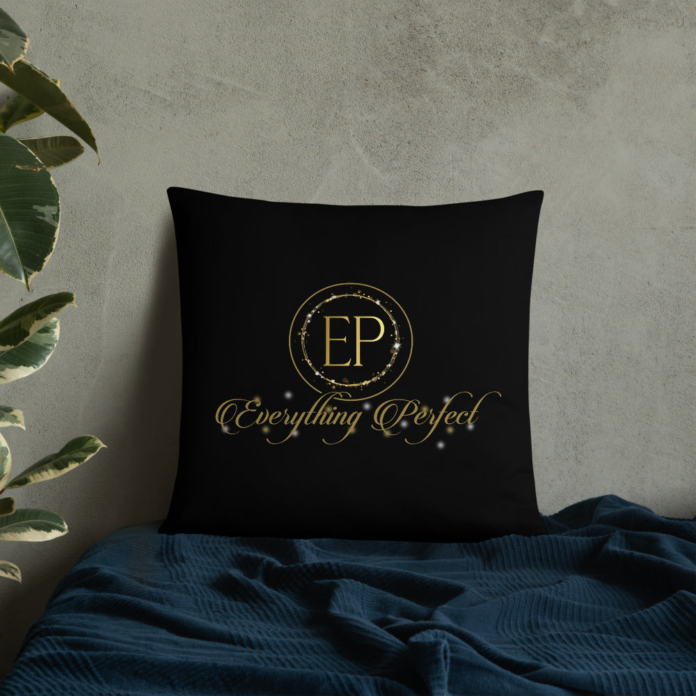 Black N Gold Pillow - Everything Perfect