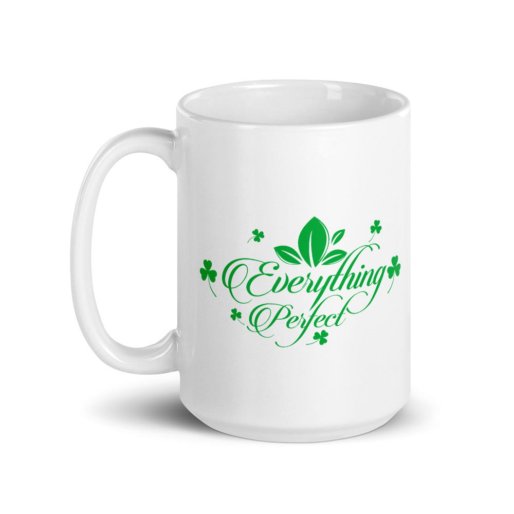 Green leaf Mug - Everything Perfect