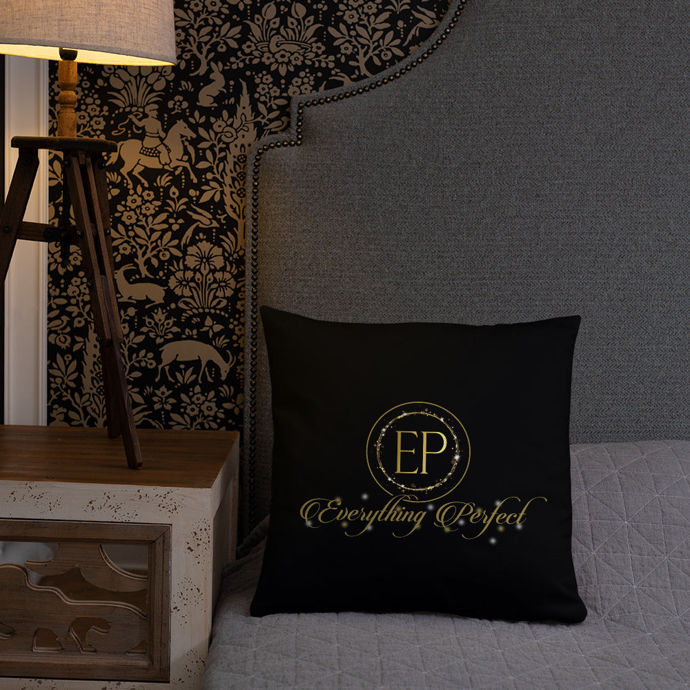 Black N Gold Pillow - Everything Perfect