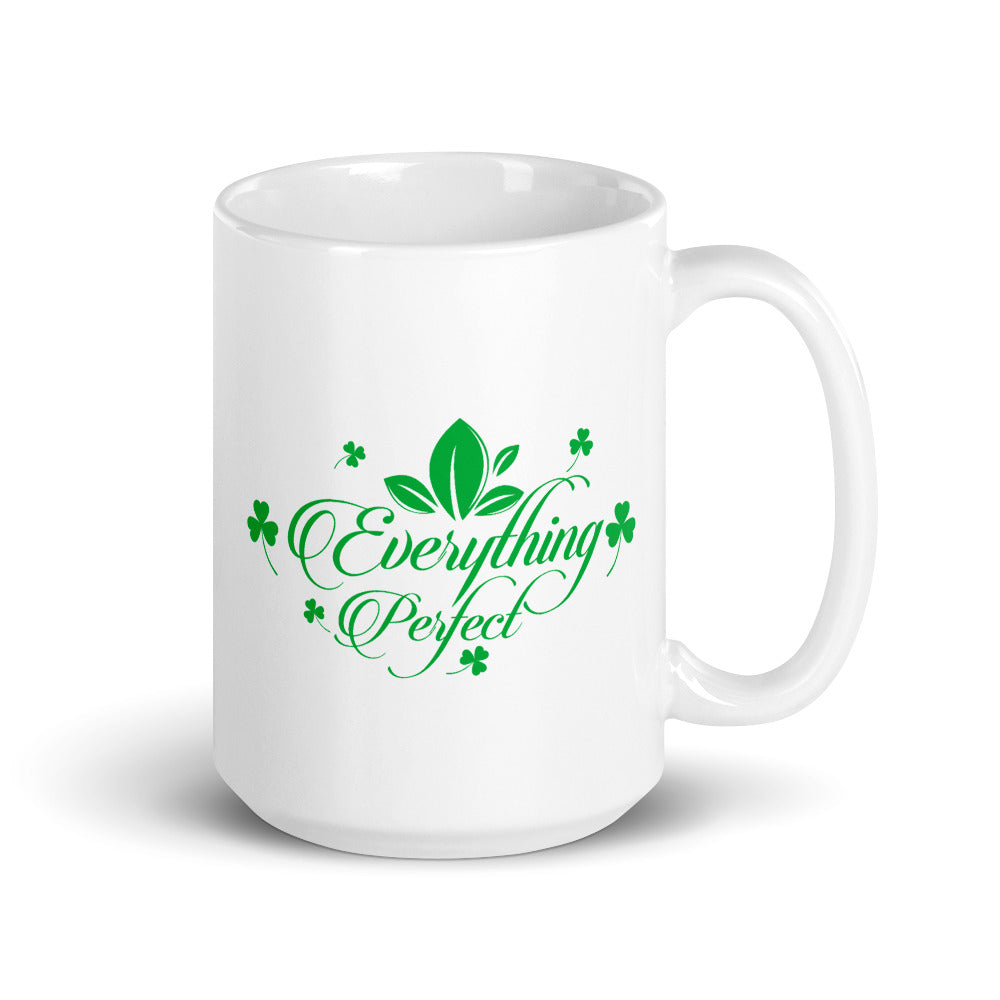 Green leaf Mug - Everything Perfect