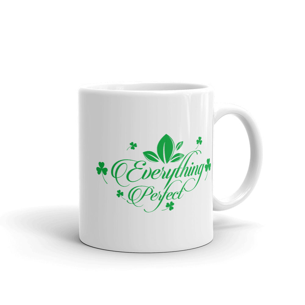 Green leaf Mug - Everything Perfect