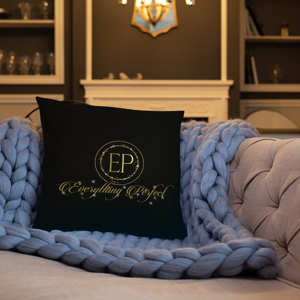 Black N Gold Pillow - Everything Perfect