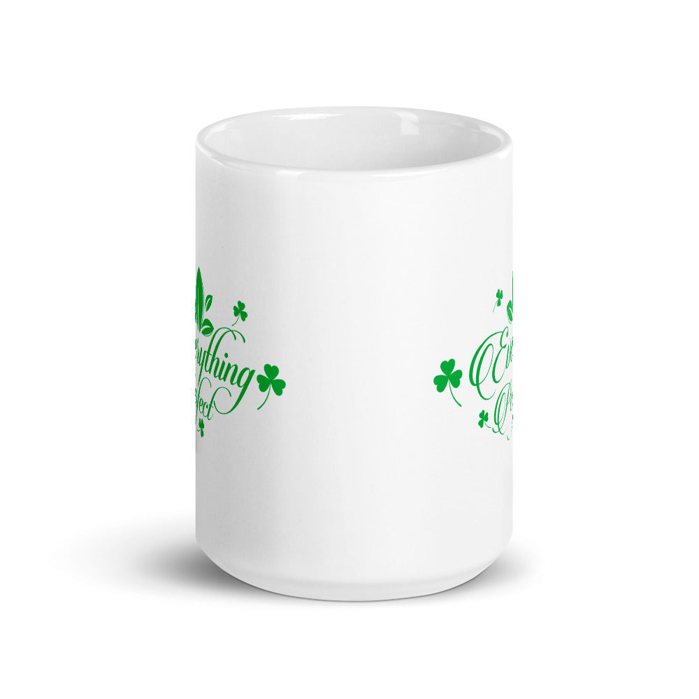Green leaf Mug - Everything Perfect