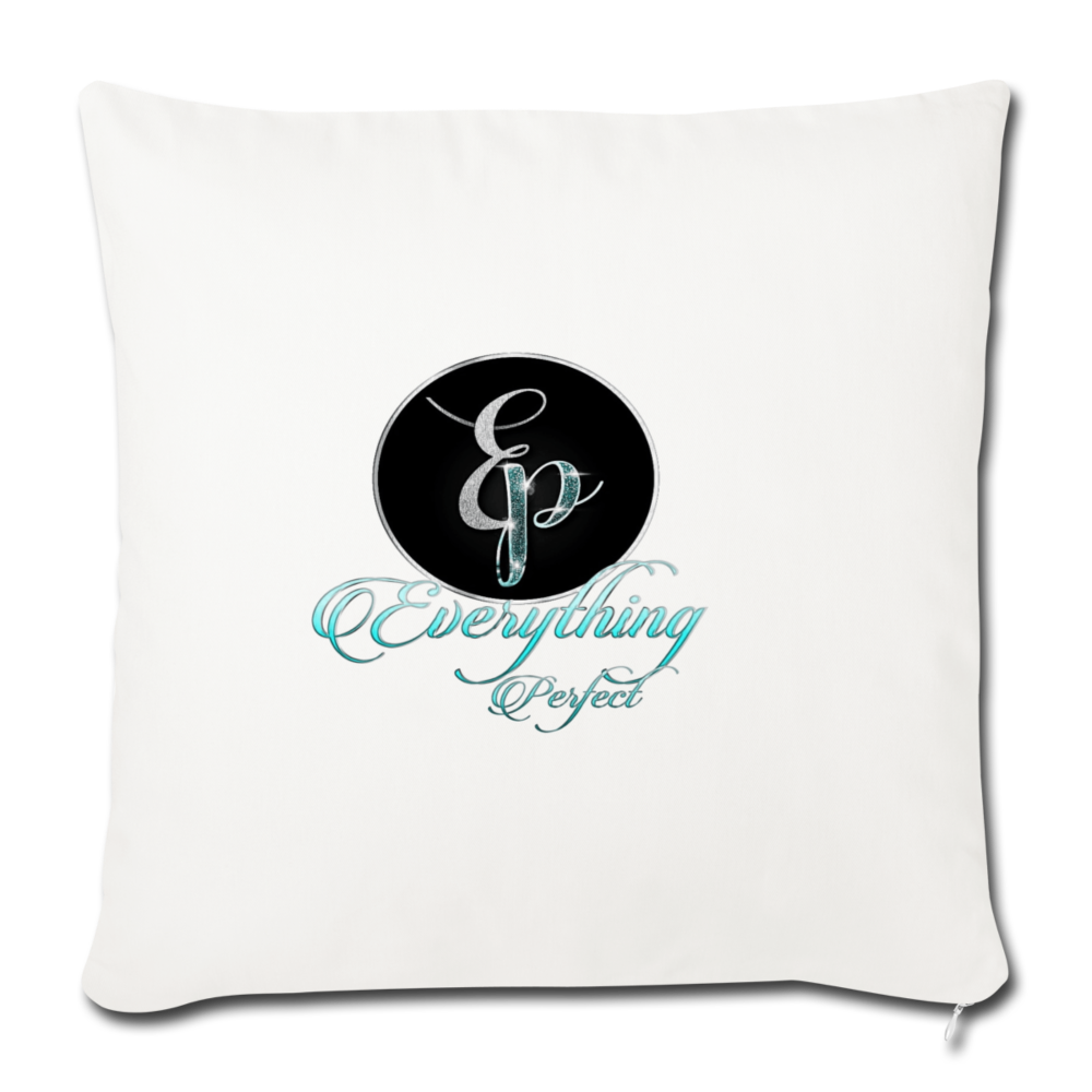 Throw Pillow Cover 18” x 18” - natural white