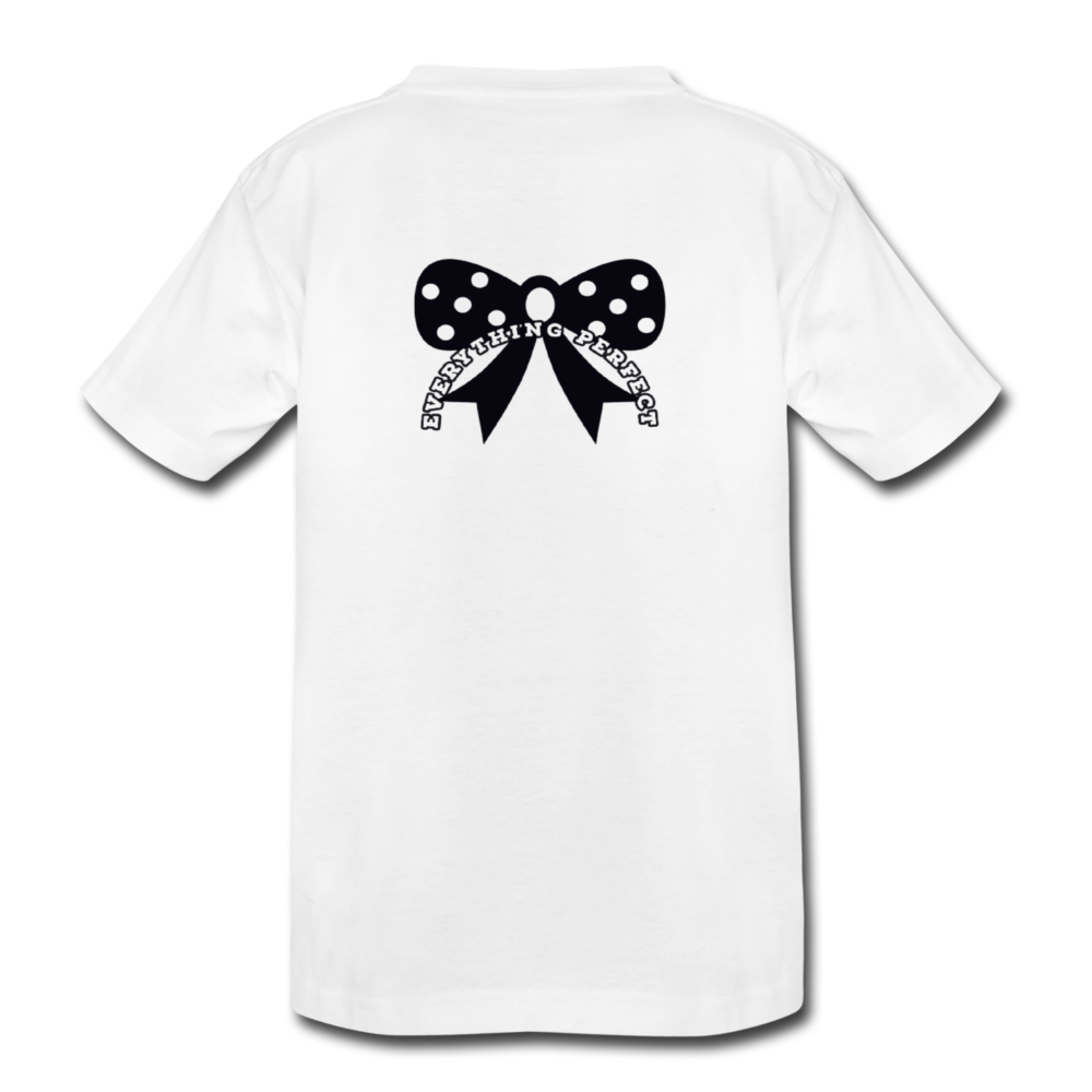 Kids' Bow T-Shirt - white