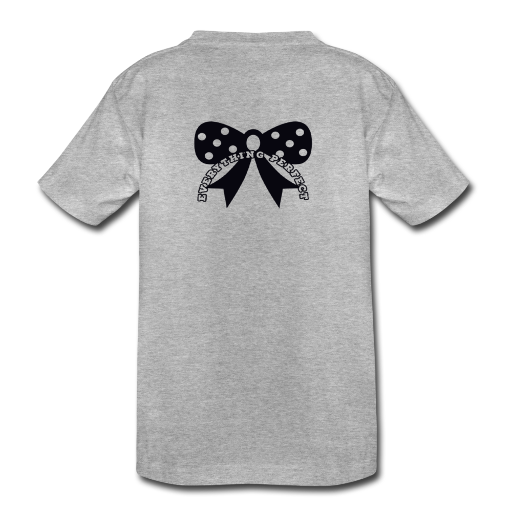 Kids' Bow T-Shirt - heather gray