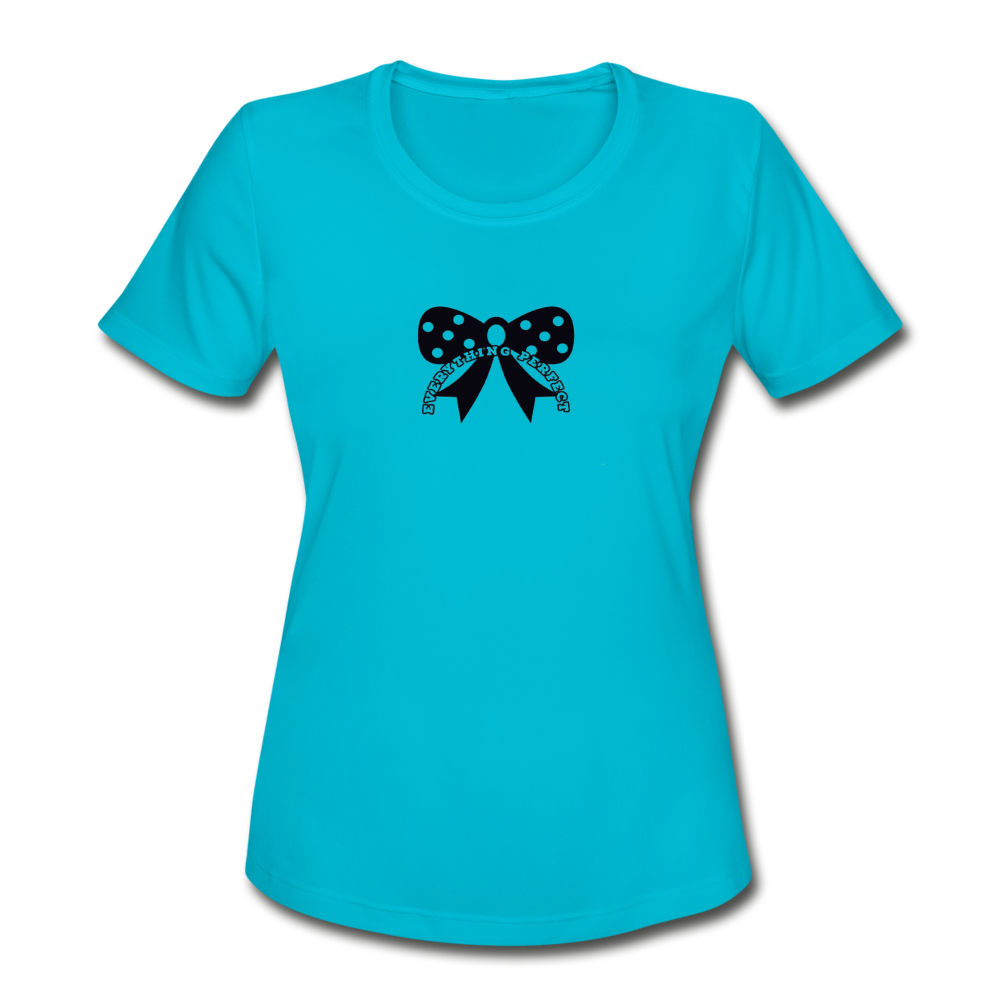 Women's Moisture Wicking Performance T-Shirt - turquoise