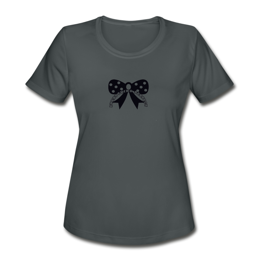 Women's Moisture Wicking Performance T-Shirt - charcoal