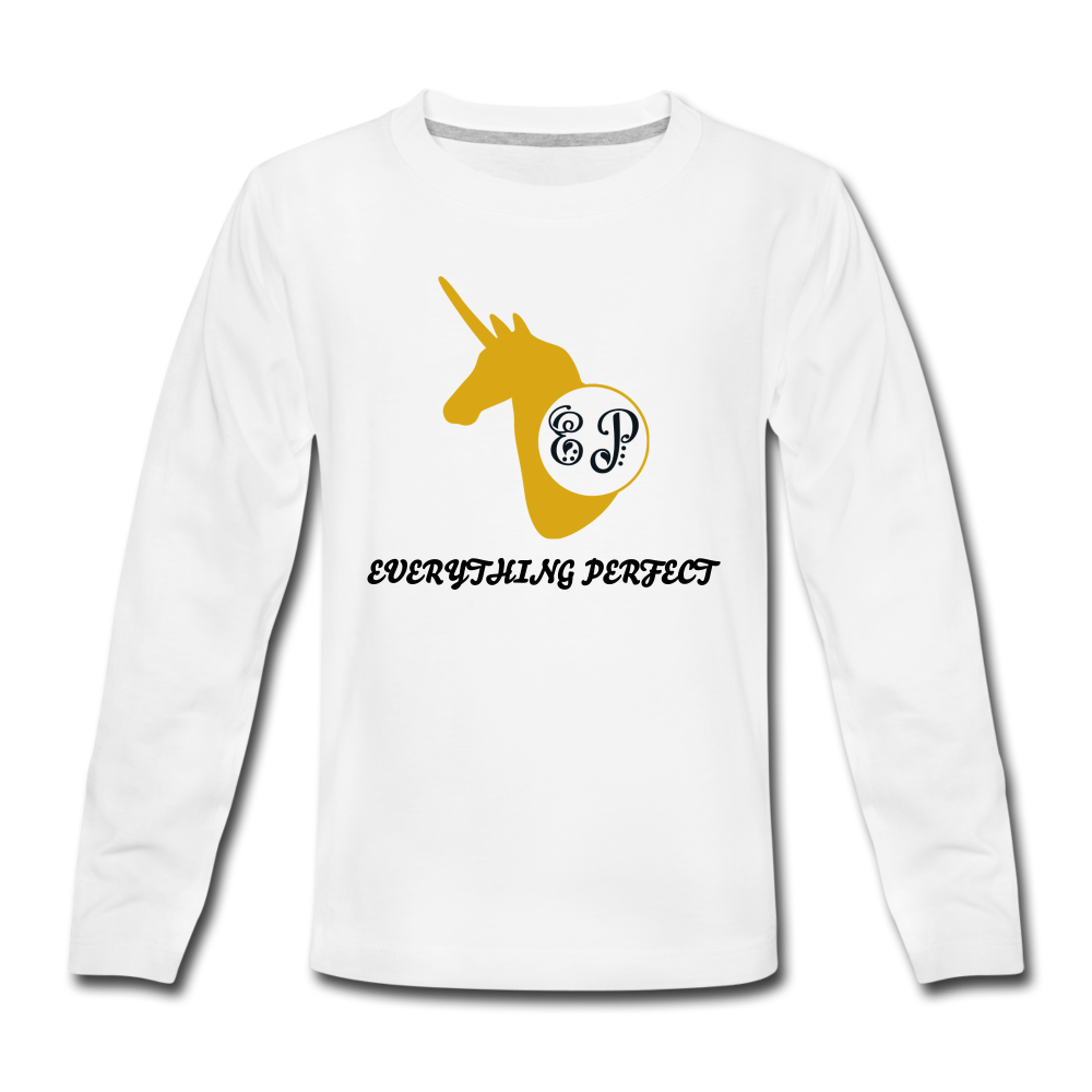 Youth EP Premium Long Sleeve T-Shirt - white