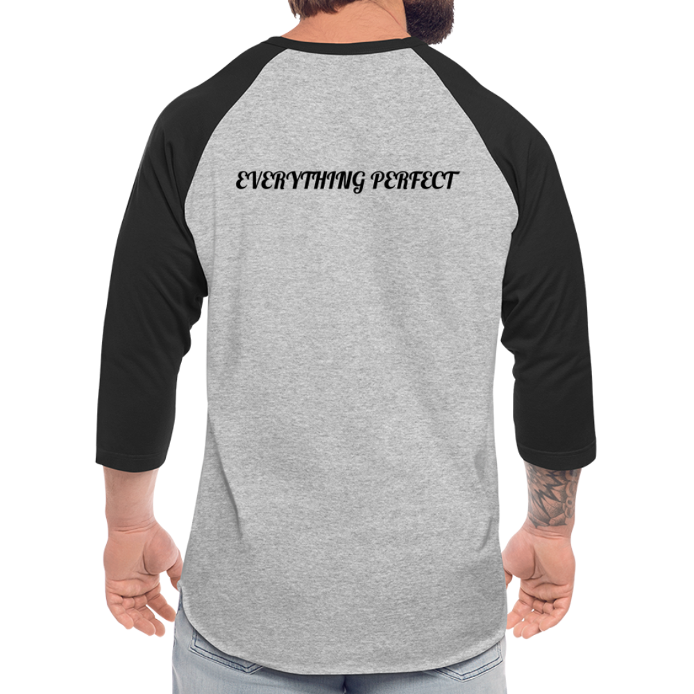EP Raglan T-Shirt - heather gray/black