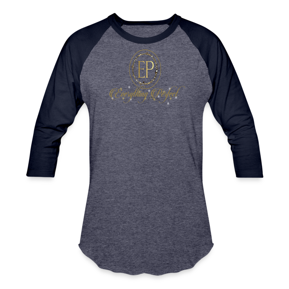 EP Raglan T-Shirt - heather blue/navy