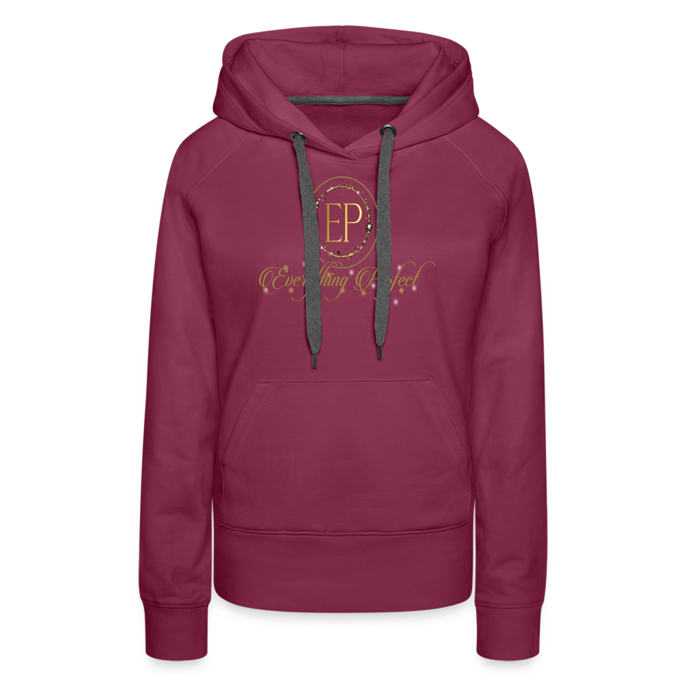 Women’s signature Premium everything Hoodie - burgundy