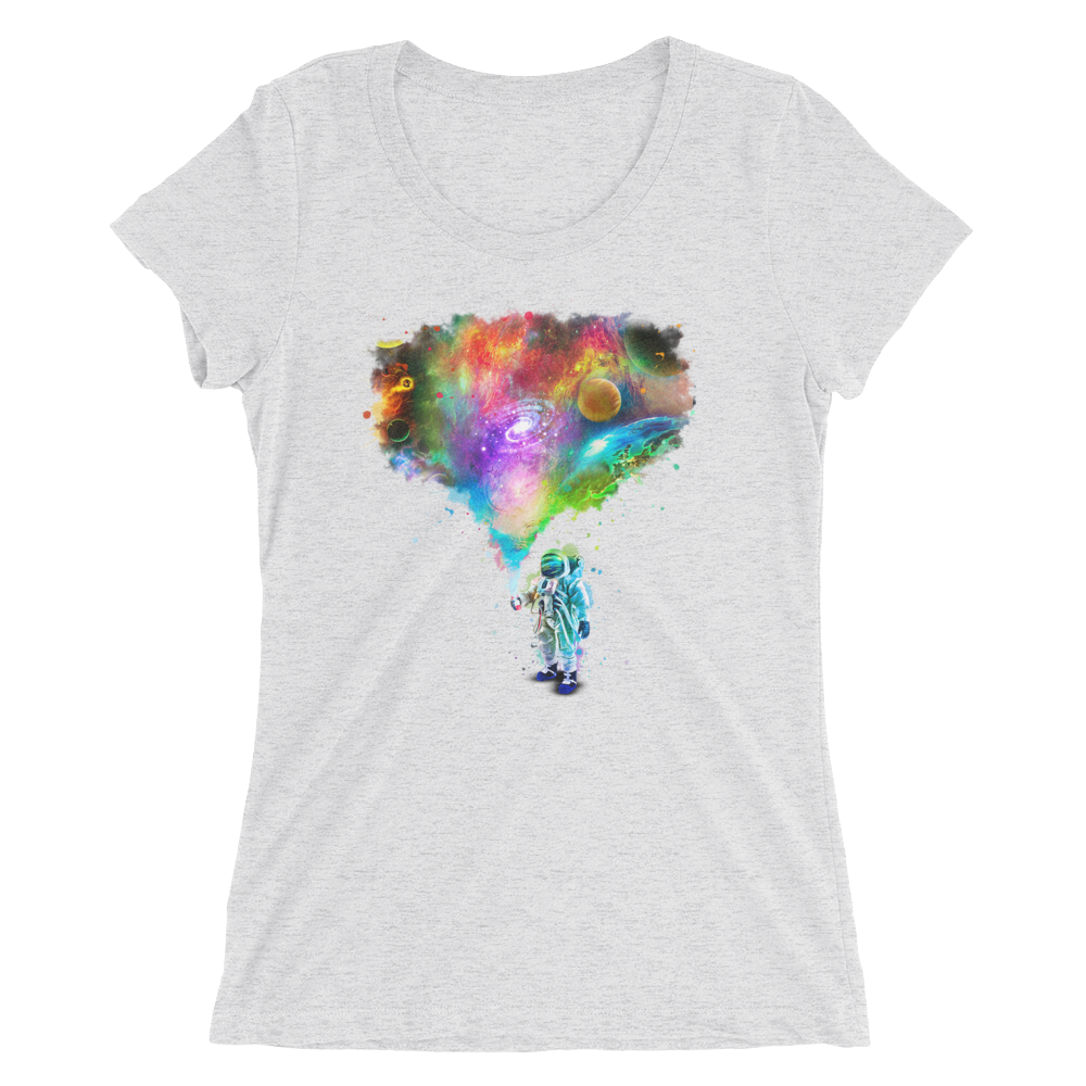 Ladies' Graphic Galaxy sleeve t-shirt - Everything Perfect