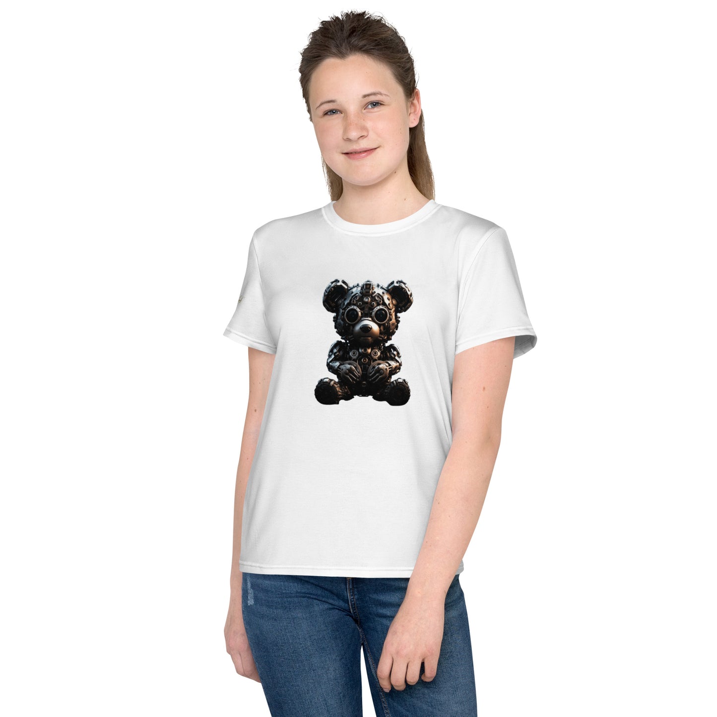 Youth bear crew neck t-shirt