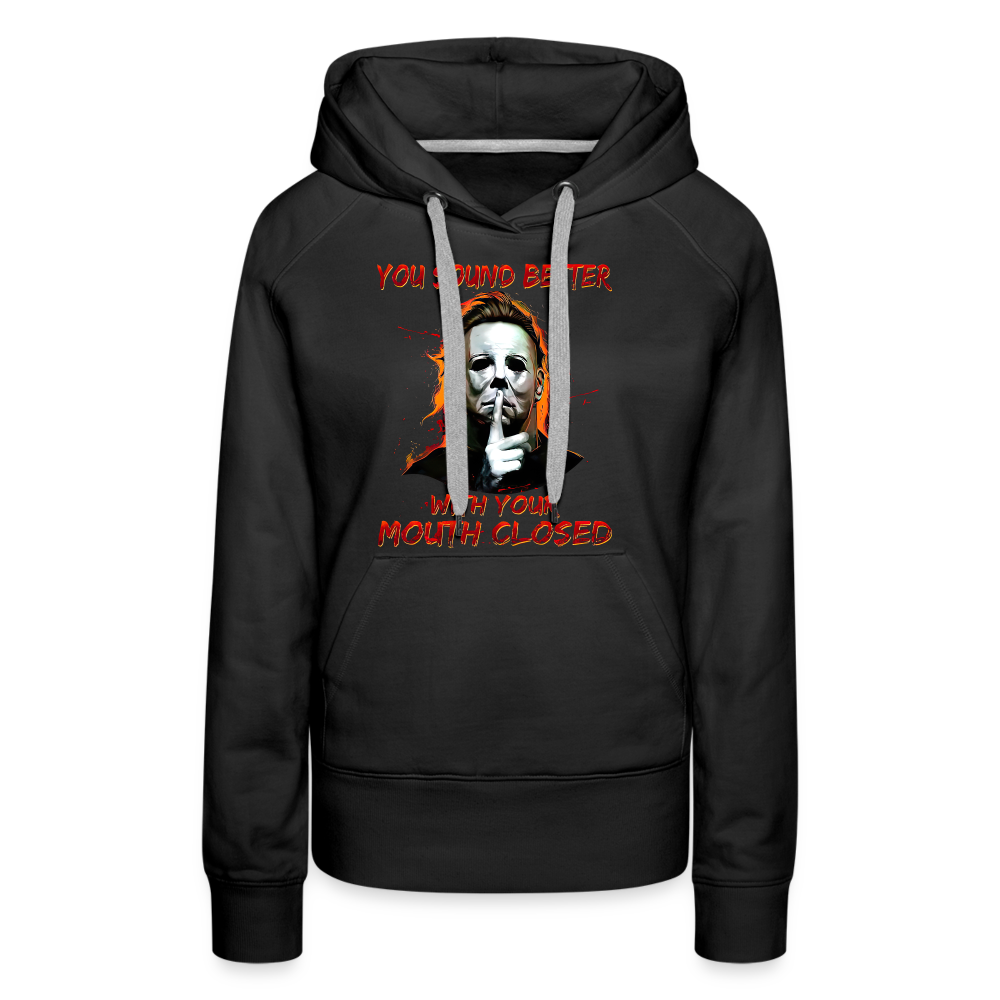 Women’s Myers Halloween Hoodie - black