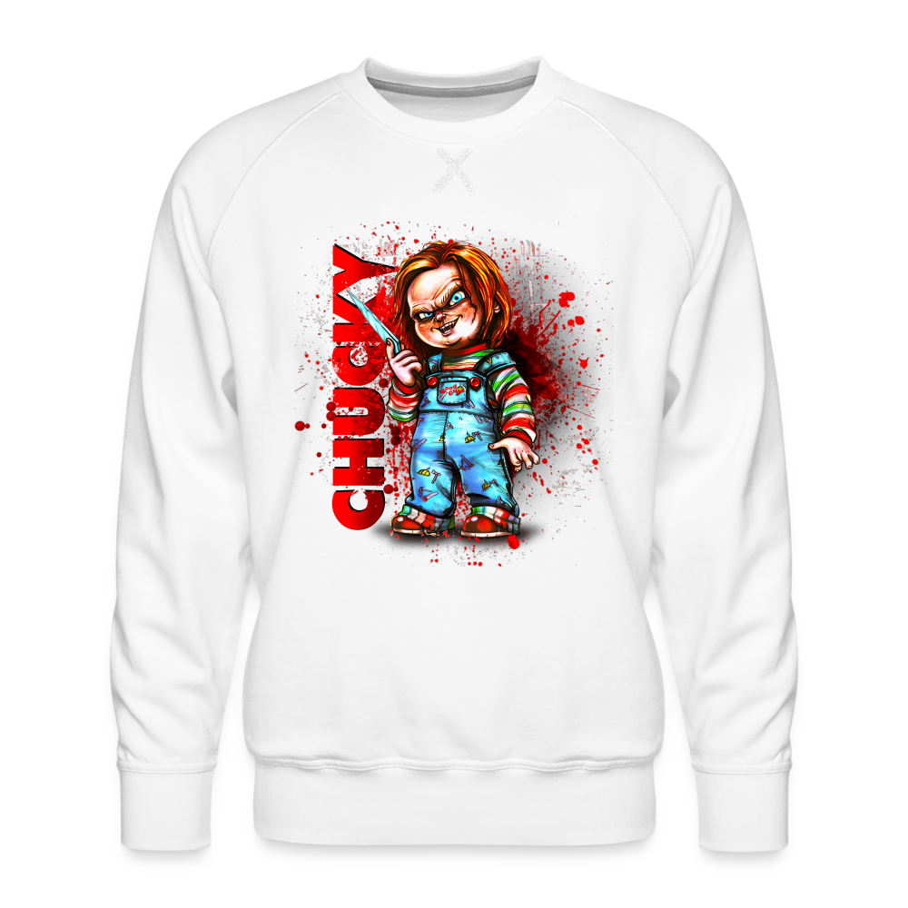 Men’s Chucky Horror Sweatshirt - white