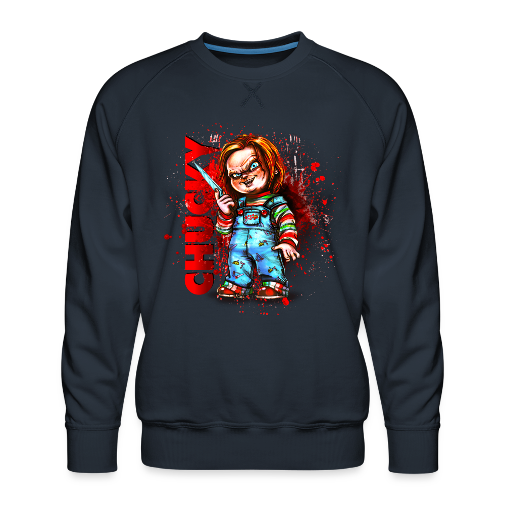 Men’s Chucky Horror Sweatshirt - navy