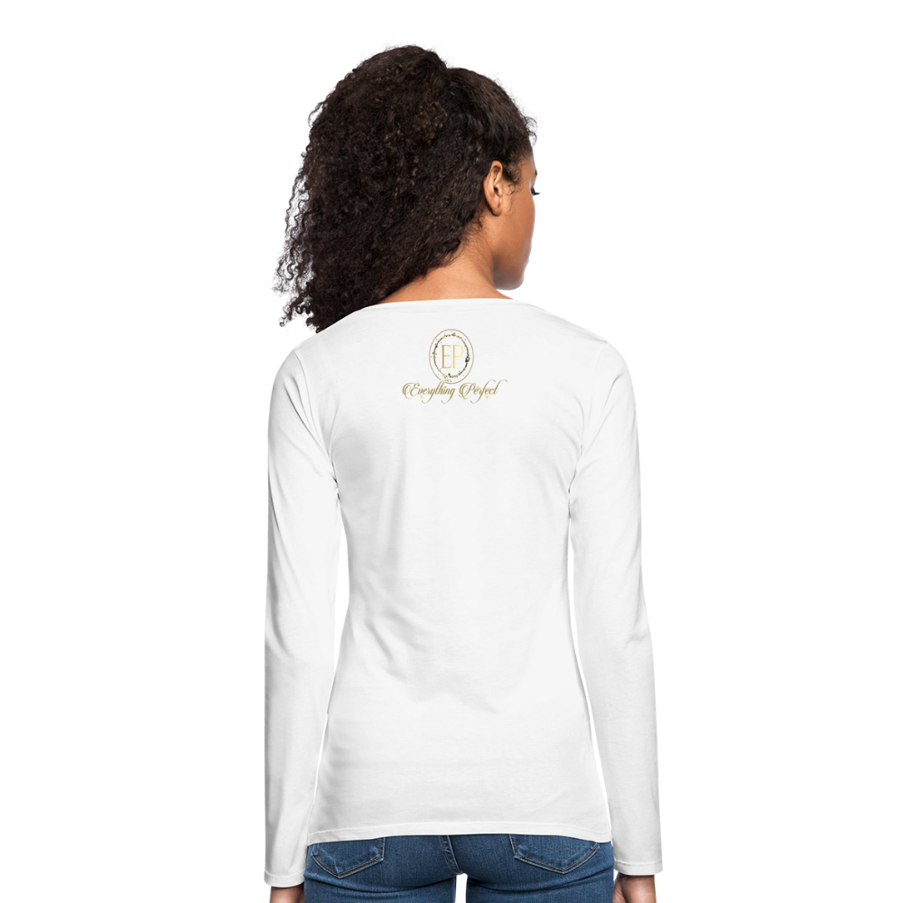 Women's Horror Long Sleeve T-Shirt - white