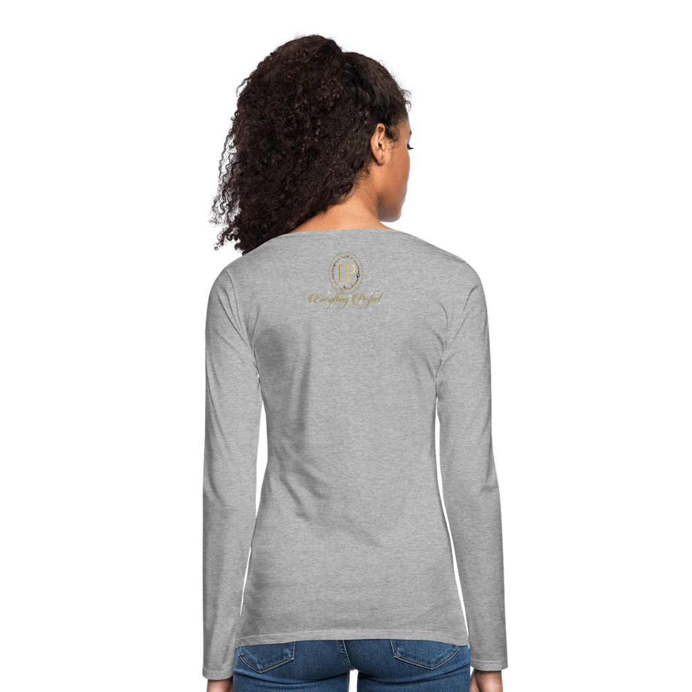 Women's Horror Long Sleeve T-Shirt - heather gray