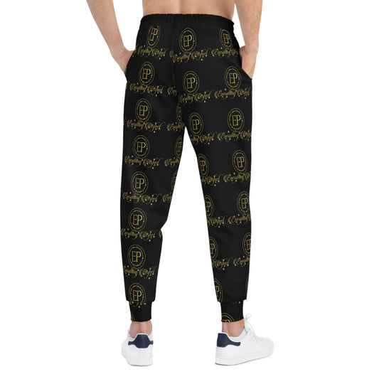 All over signature joggers