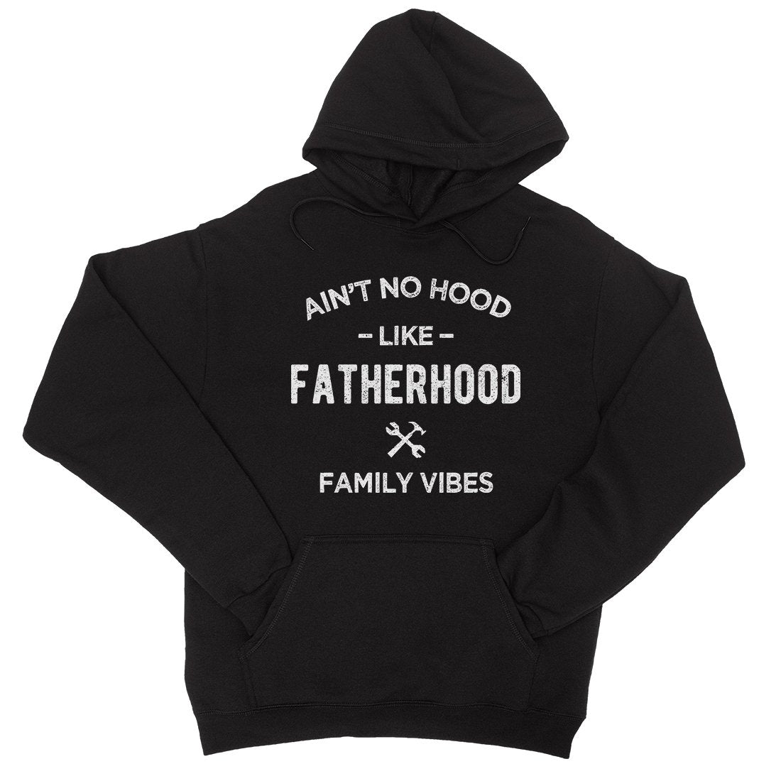 No Hood Like Fatherhood Fleece Hoodie Blessed Kind