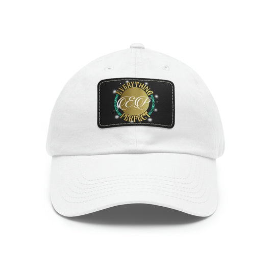 Dad Hat with Leather Patch