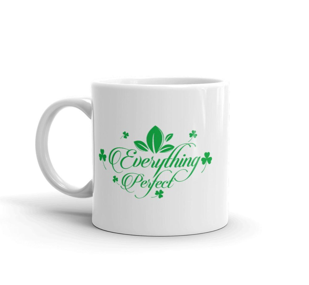 Green leaf Mug - Everything Perfect