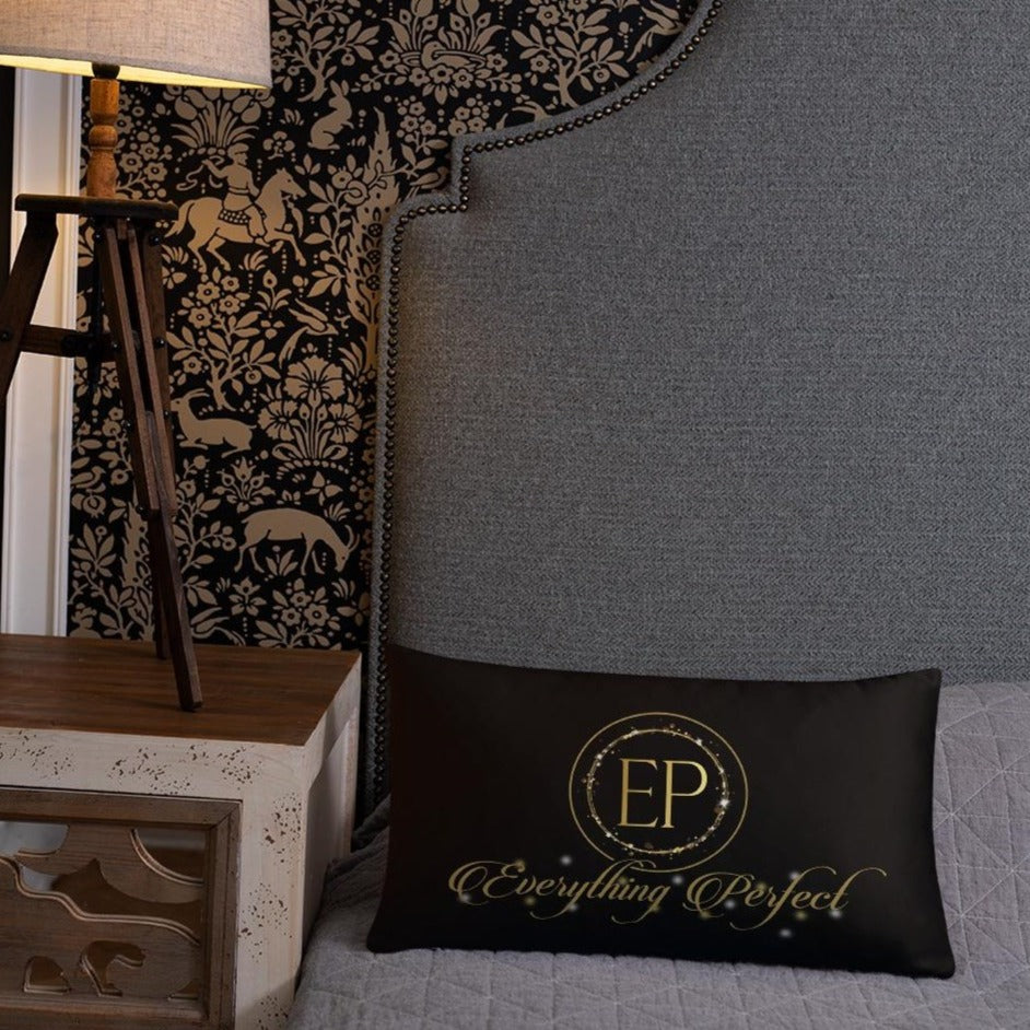 Black N Gold Pillow - Everything Perfect