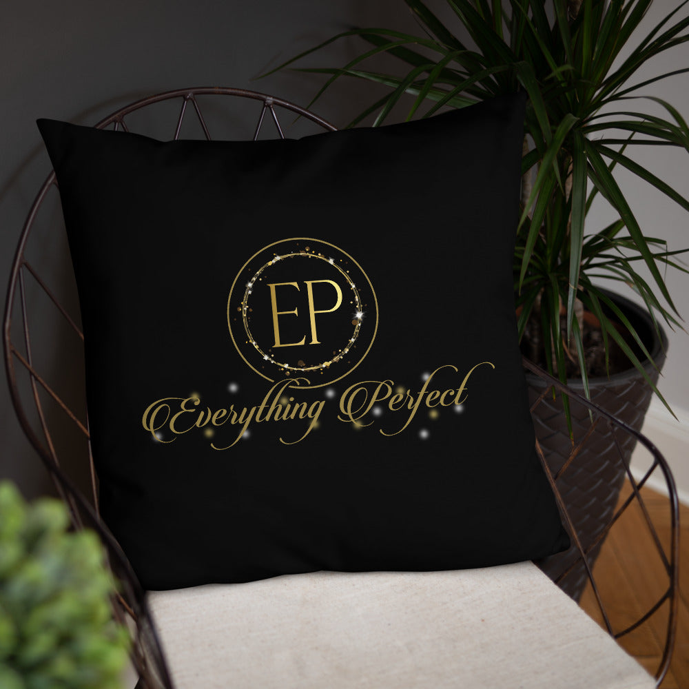 Black N Gold Pillow - Everything Perfect
