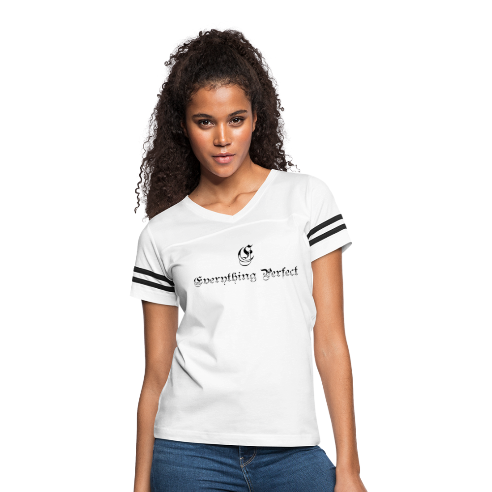 Women’s Vintage Sport T-Shirt - white/black