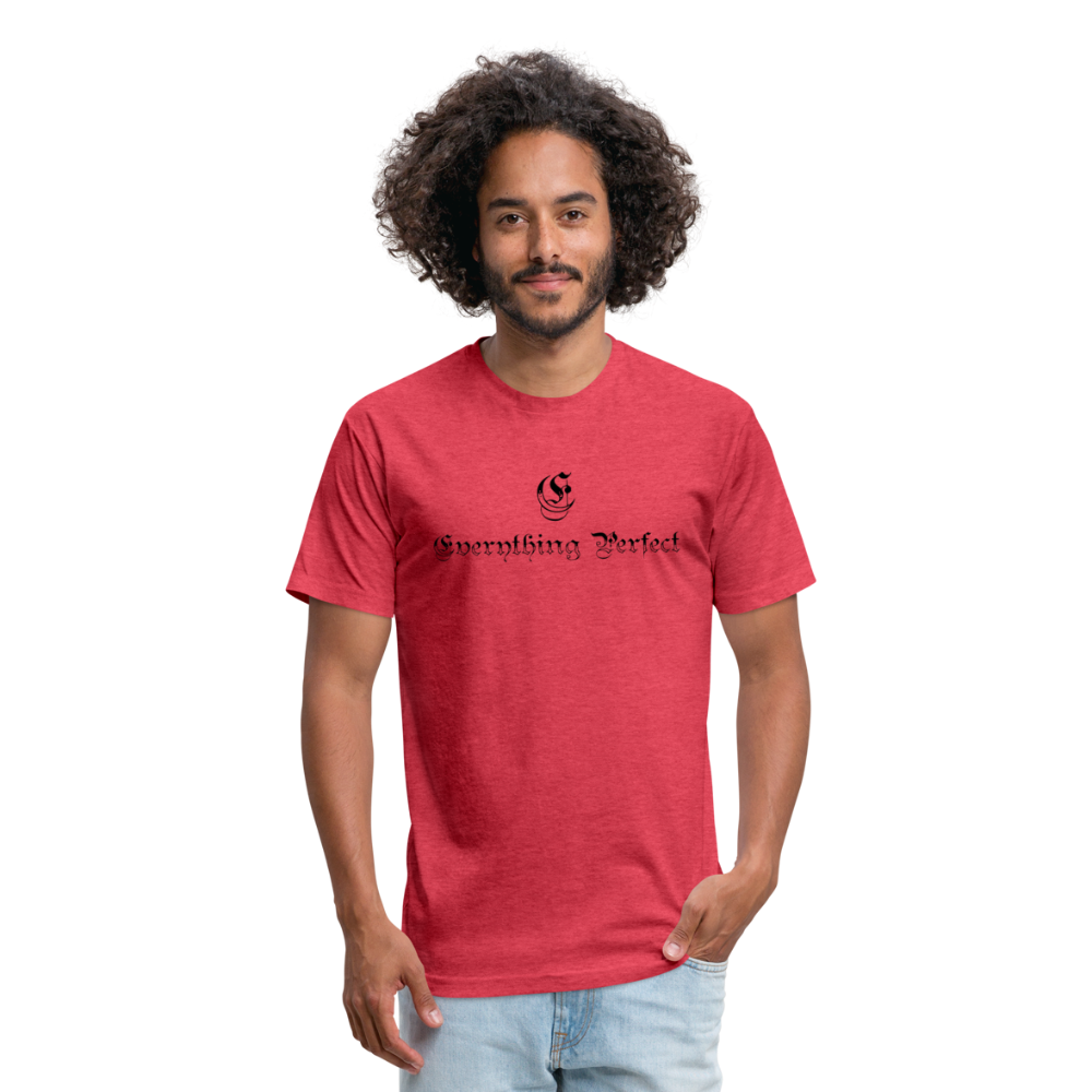 Fitted Cotton - heather red