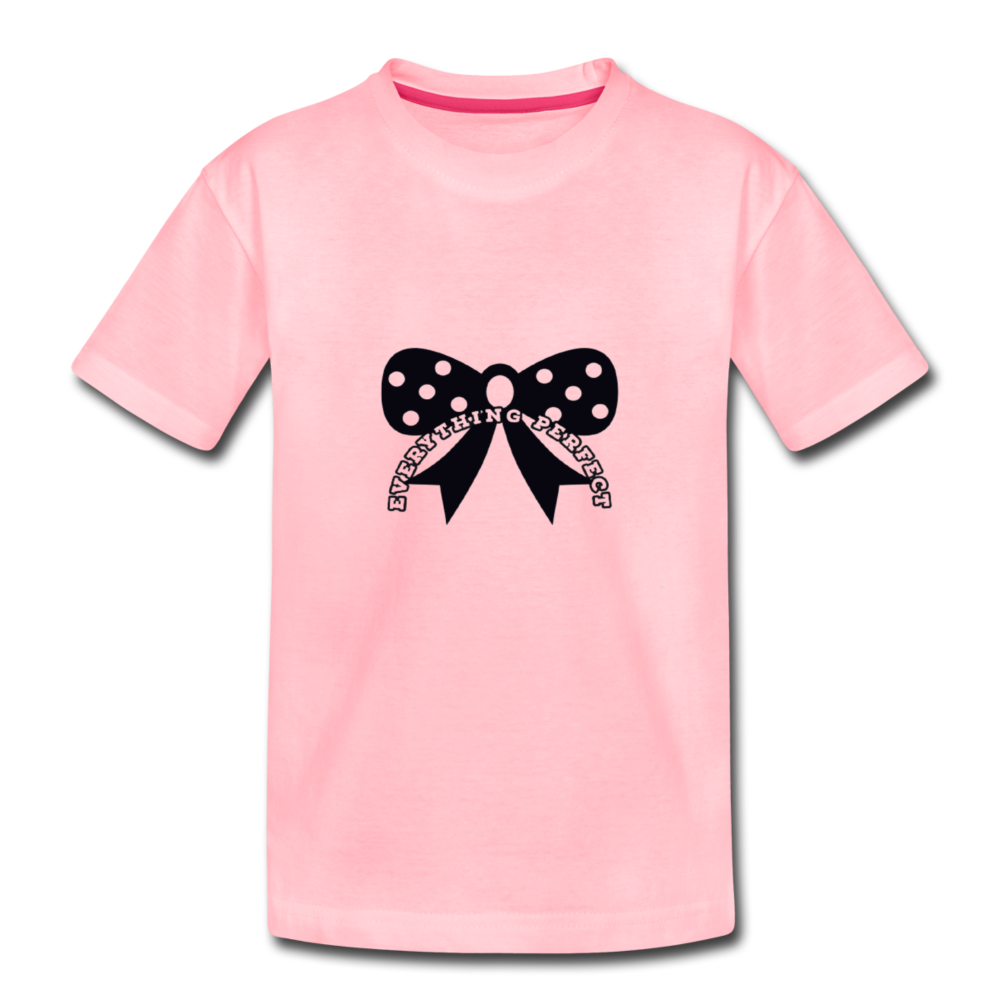 Kids' Bow T-Shirt - pink