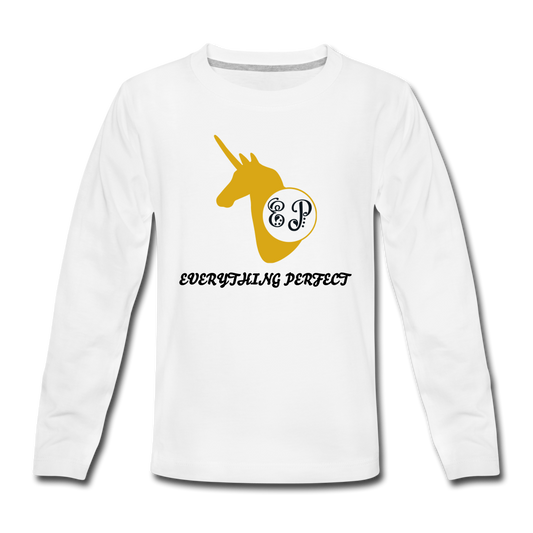 Youth EP Premium Long Sleeve T-Shirt - white